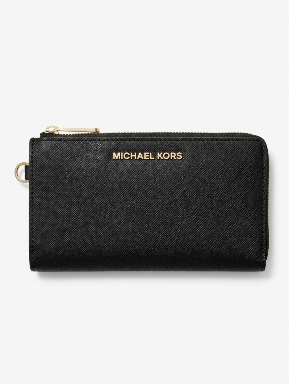 MICHAEL KORS Black Double Zip Wallet